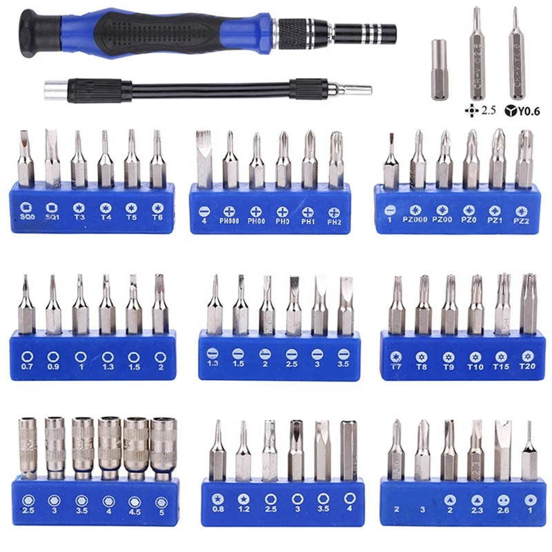 Multifunctional Screwdriver Portable Cloth 80-In-1 DIY Disassembly Mobile Phone Computer Maintenance Tool Batch Set Easy To Use