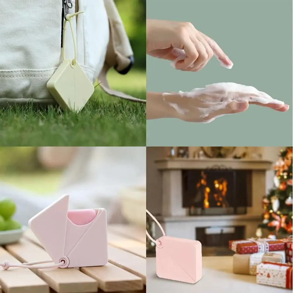 Hand Washing Soap Sheets Portable Travel Soap Paper Sheets for Hand Washing Outdoor Travel Paper Soap Sheets Camping Dissolvable