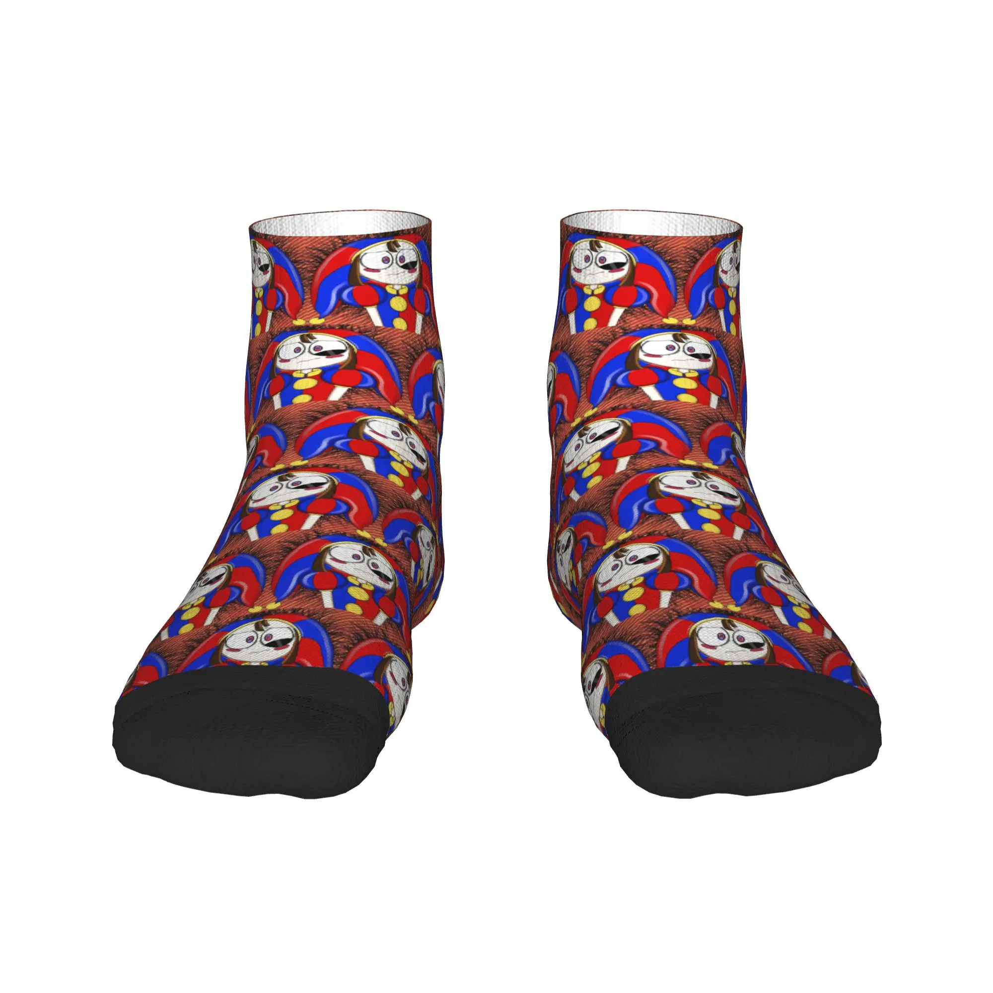 

Pomni The Amazing Digital Circus Socks Harajuku Super Soft Stockings All Season Socks Accessories for Man's Woman's Christmas