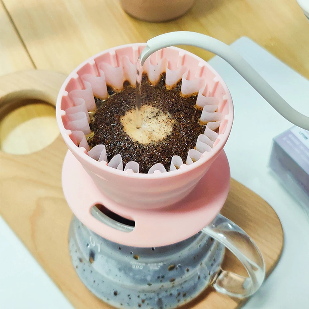 Zusammenklappbarer, wiederverwendbarer Silikon-Kaffeetropfer – Filterkegel, Kaffee-Tropffilterbecher im Freien, 1–2 Personen, Kaffeetropfer-Filterbecher