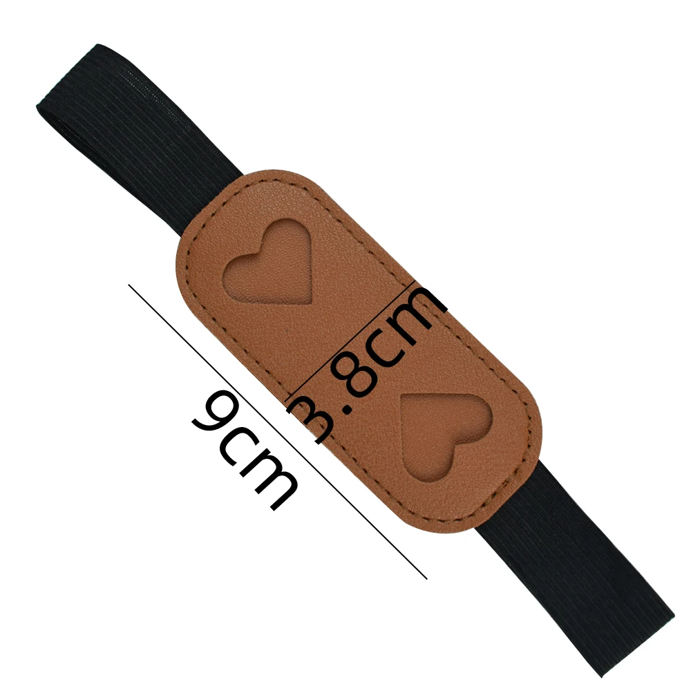 Elastic PU Leather Pen Holder Band for Notebook Covers Journals and Books Accessories Keep Writing Tools Handy