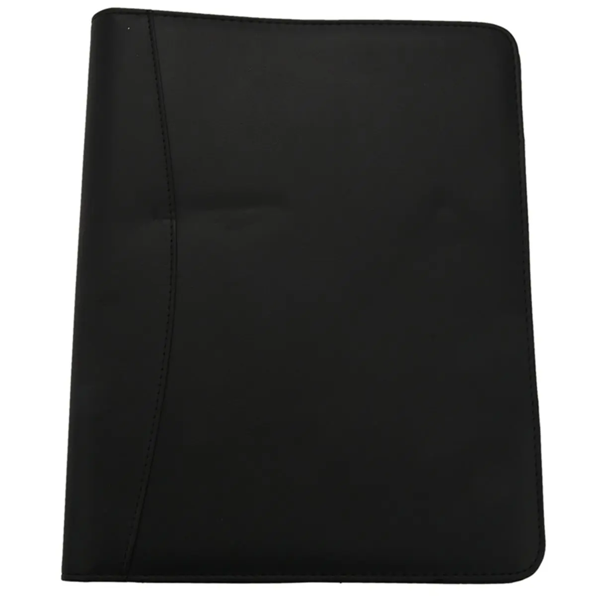 2026 New A4 Vegetarian Leather 3 Ring Portfolio Binder Business Binder Padfolio with Notebook Pad Interview & Business