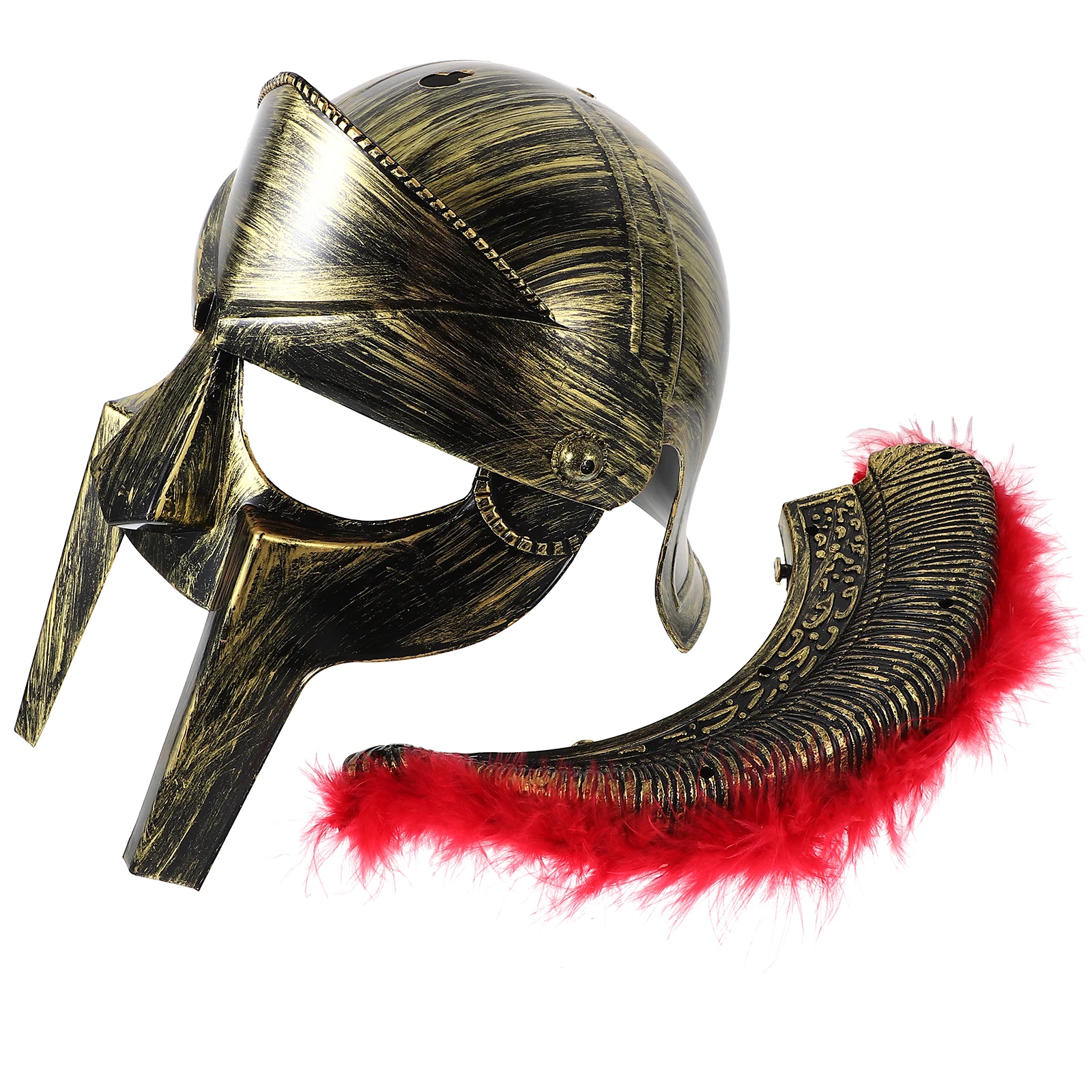 

Little Hat Men Golden Plastic Reusable Costume Accessory Dress Party Role Play Novelty Headwear