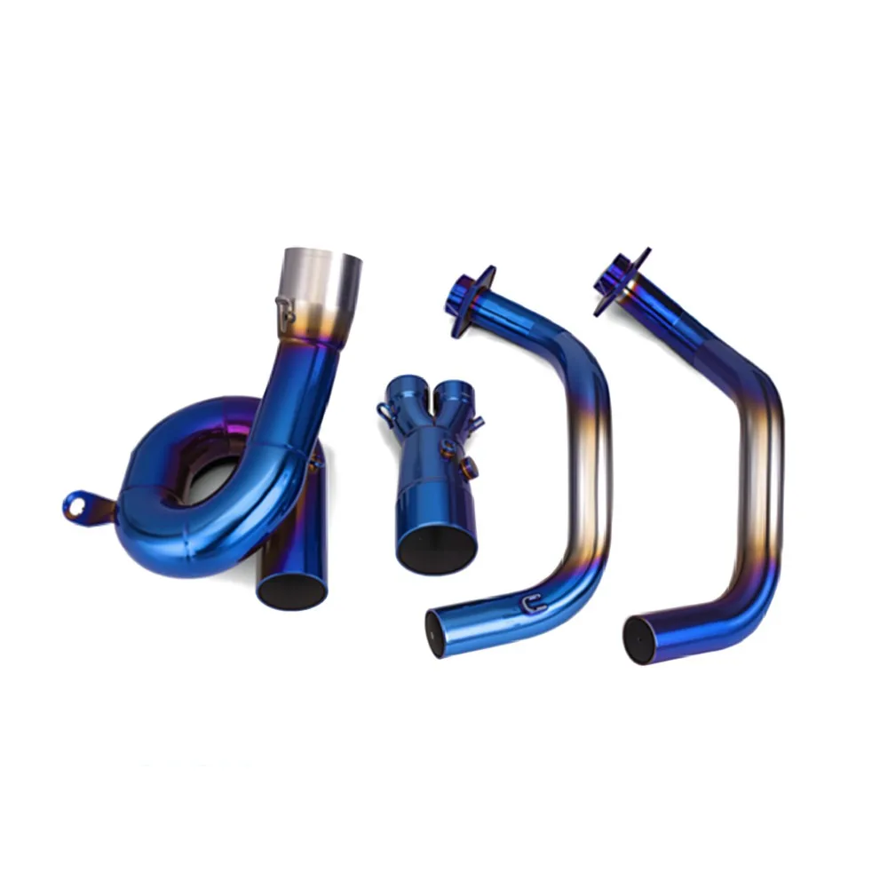 Exhaust Systems For Yamaha YZF R7 MT07 FZ07 2022 2025 Full Exhaust Header Link Pipe 51mm Muffler Exhausts Pipes
