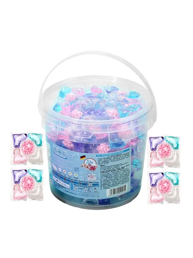 Laundry Detergent Pods Deep Cleaning 40 Tablets Beads Laundry Pods for Washing Machine for Apartment Bathroom Home Dorm Room