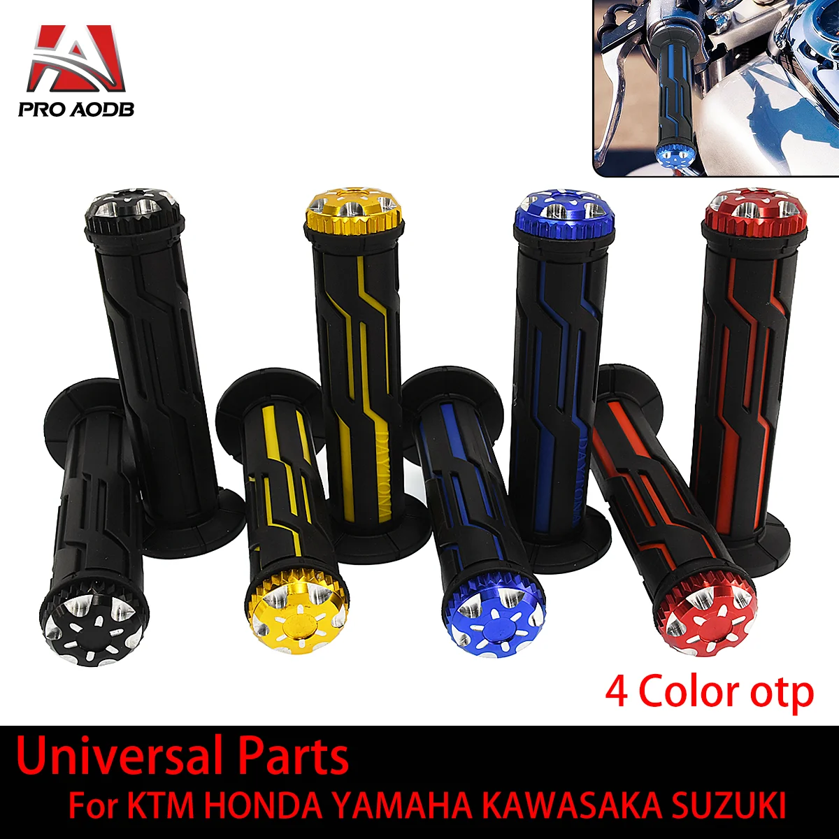 

7/8 "22mm Universal Motorcycle Handle Handlebar Hand Bar Grip For Kawasaki Honda Yamaha KTM motorcycle electric vehicle scooter