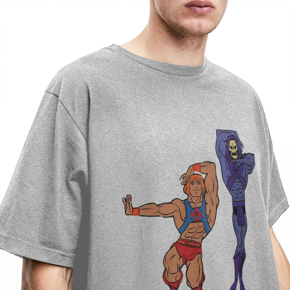 Masters Of The Universe He-man Skeleton Shirt Accessories Men Women Cotton Funny Heman He Man Tee Shirt Short Sleeve Clothing