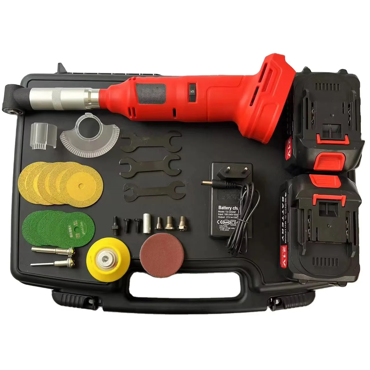 Lithium micro angle grinder 90 degree electric elbow direct grinding mini angle grinder tile cleaning machine