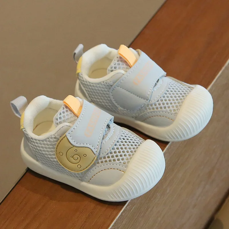 

Baby Sports Shoes Soft Sole Cute Boys Girls Casual Shoes Mesh Breathable 2025 New Toddler Walking Shoes First Walkers Non-slip