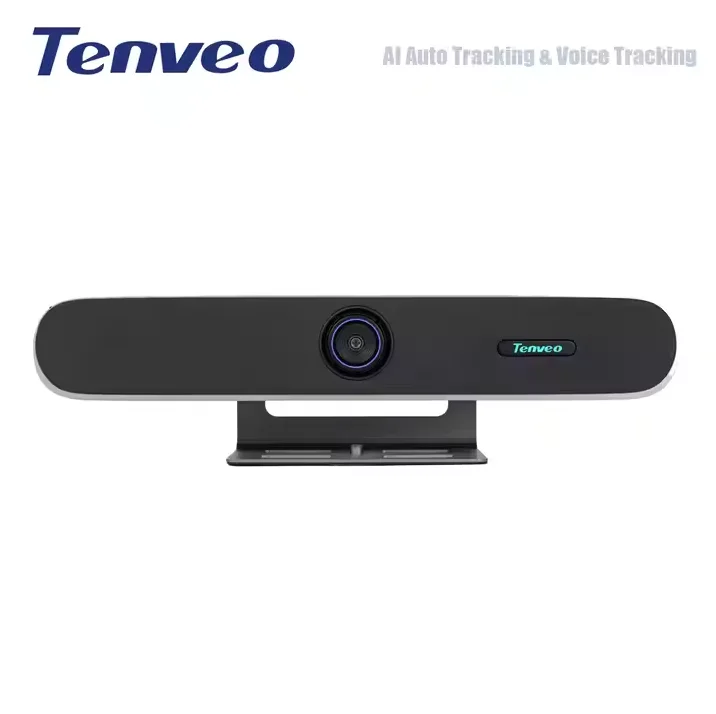 

Tenveo 2025 Video Bar All-in-One 4K UHD Conference Camera Auto Framing Speaker Tracking Wide Angle Voting for Conference Systems
