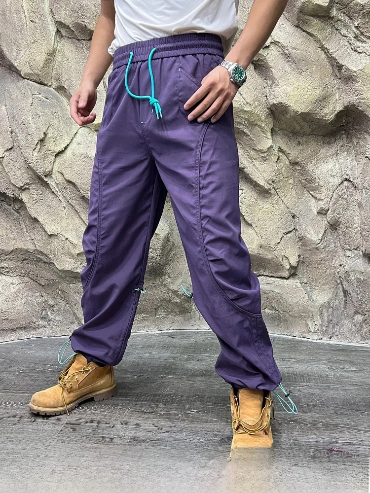 Lightweight Outdoor Men's Casual Pants Straight Leg Breathable Durable Workwear Style Fashionable Simple Design Summer 2026
