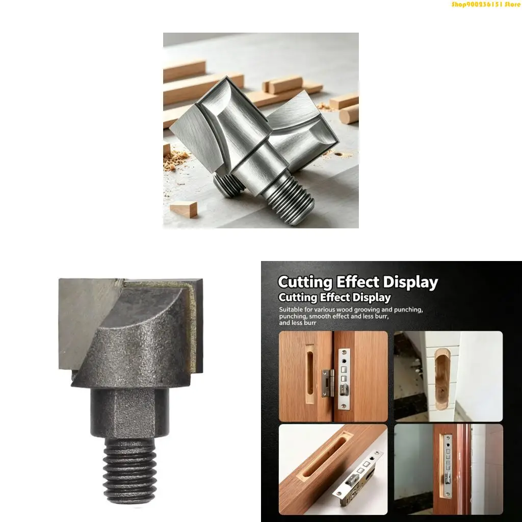 G92C 10 mm Threaded Cutter Bit for Mortising and Slot Opening