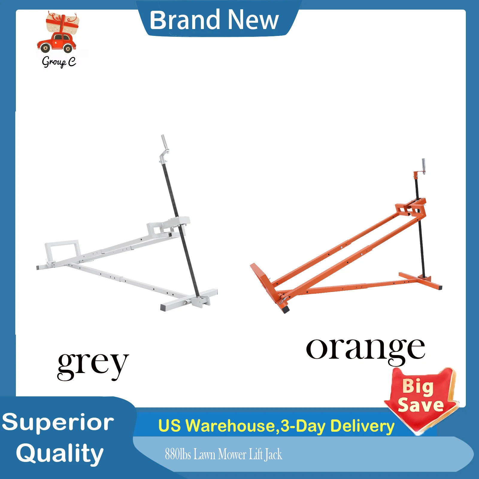 

Подъемник для газонокосилки емкостью 880 фунтов, подъемник с гидравлическим цилиндром для садового трактора, высота подъема максимум 29 дюймов для езды на газонокосилки