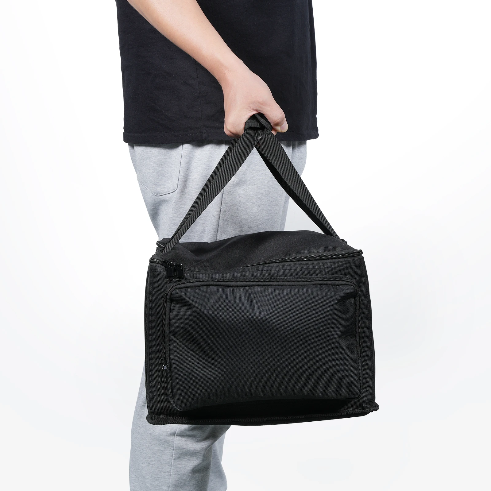 Datewink الاسمية حقيبة خفيفة 600D مقاوم للماء بولي كلوريد الفينيل + 210D بطانة المحمولة المرحلة الإضاءة حقيبة ل (4) 20*14.5*14.5 سنتيمتر الاسمية أضواء حقيبة التخزين