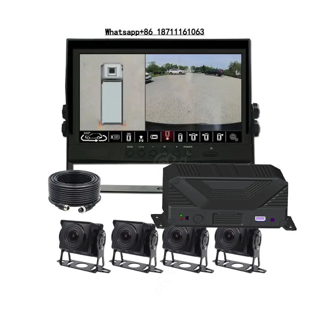 

4G/5G 4T Full HD WiFi6 AI Мобильный видеорегистратор для автомобиля (MDVR) 16-канальная система кругового обзора 360 градусов