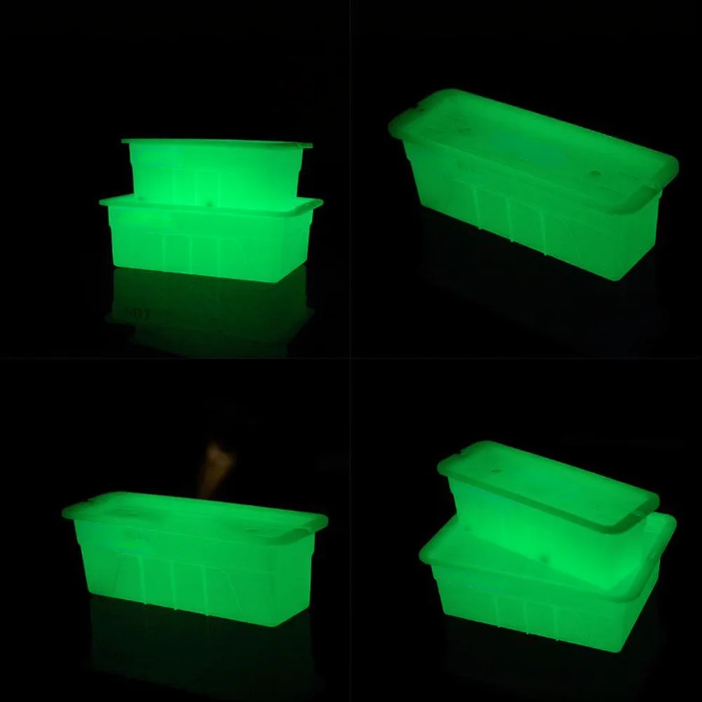 

Светящийся в темноте контейнер для хранения (полуоткрытый, для использования с подносом для чая), совместимый с IGT, для использования на улице, объем 2,6 л, легкий вес 314 г