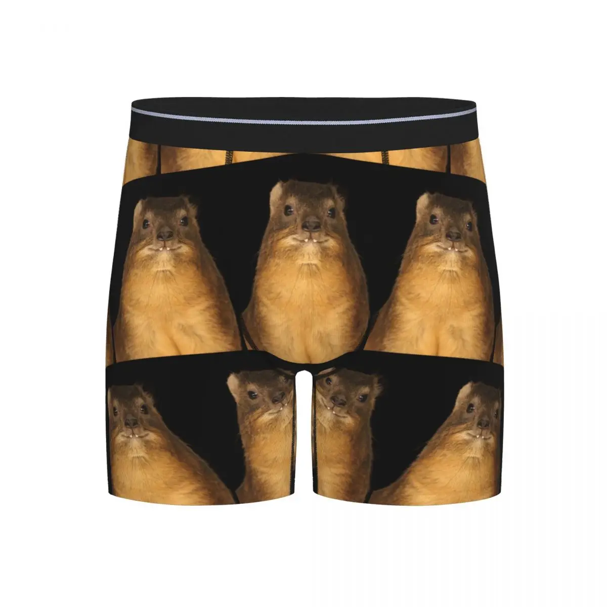 

Long Boxer Underpants Shorts Rock Hyrax Photo Dassie Vampire Potato Panties Men Underwear for Homme Man Boyfriend Gifts