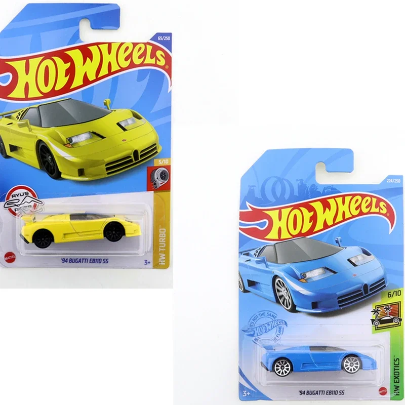 

2022-65 Hot Wheels 94 BUGATTI EB110 SS Mini Alloy Coupe 1/64 металлическая литая модель автомобиля, детские игрушки, подарок