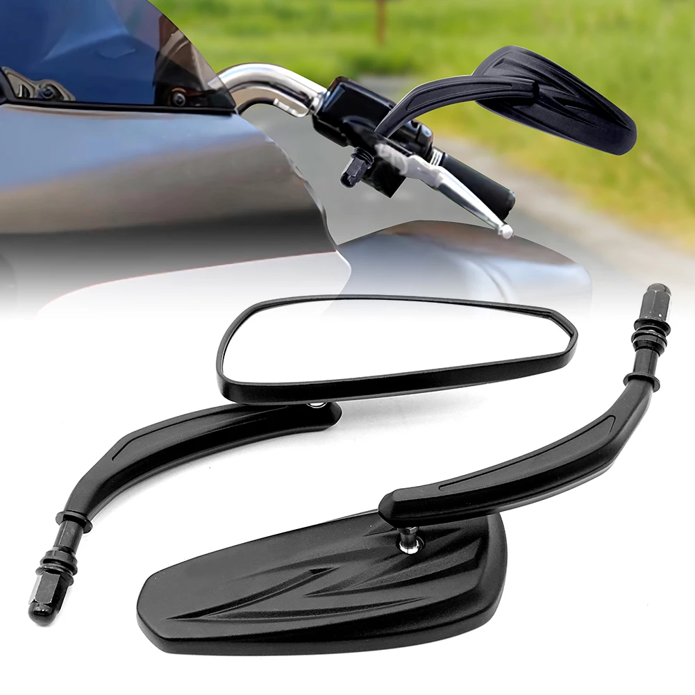 

Rear View Mirrors 8MM Motorcycles For Harley Sportster XL1200C Davidson Softail FLSTC FLTRX Road King Street Glide Fat Boy FLSTF