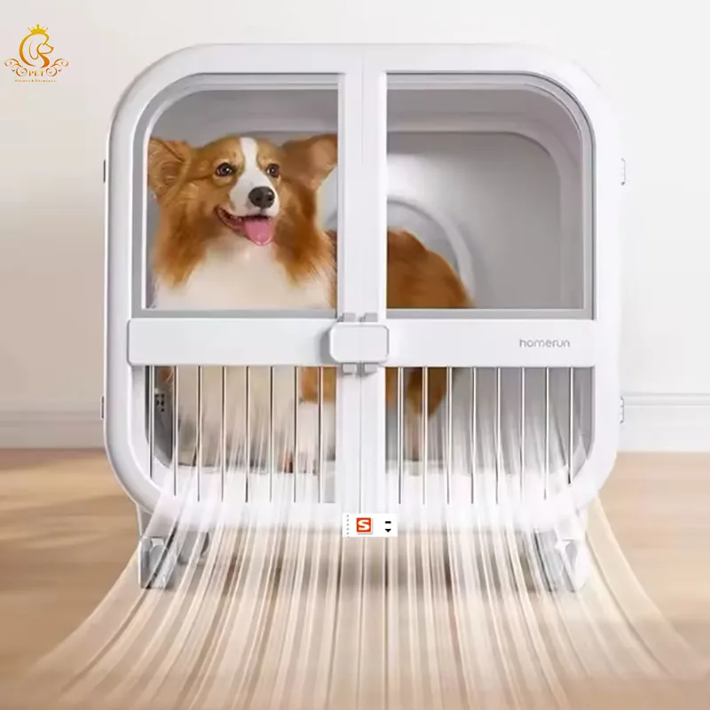 

1800W Cat Dryer Box Adjustable Temperature 5-40℃ Material 220V Pet Drying Room With Winter Warm Mode