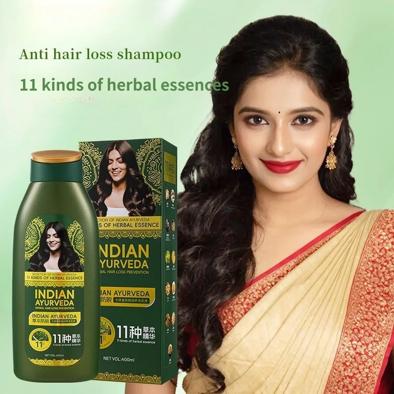 

11 видов травяных эссенций Шампунь против выпадения волос Питательный и укрепляющий корни волос 400 мл