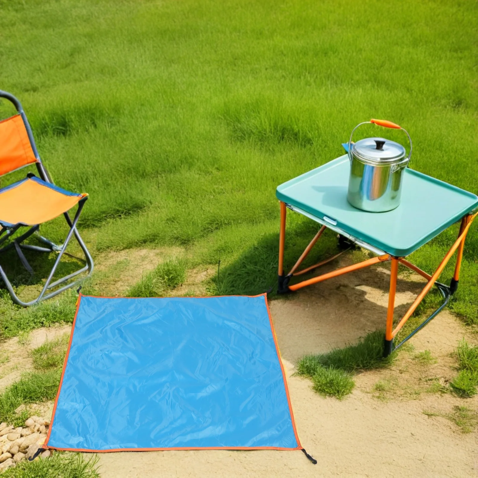 

Outdoor Waterproof Tent Roof Replacement Top Foldable Canopy Sunshade Cover 85x85cm Portable Camping Rain Fly Camping Tarpaulin