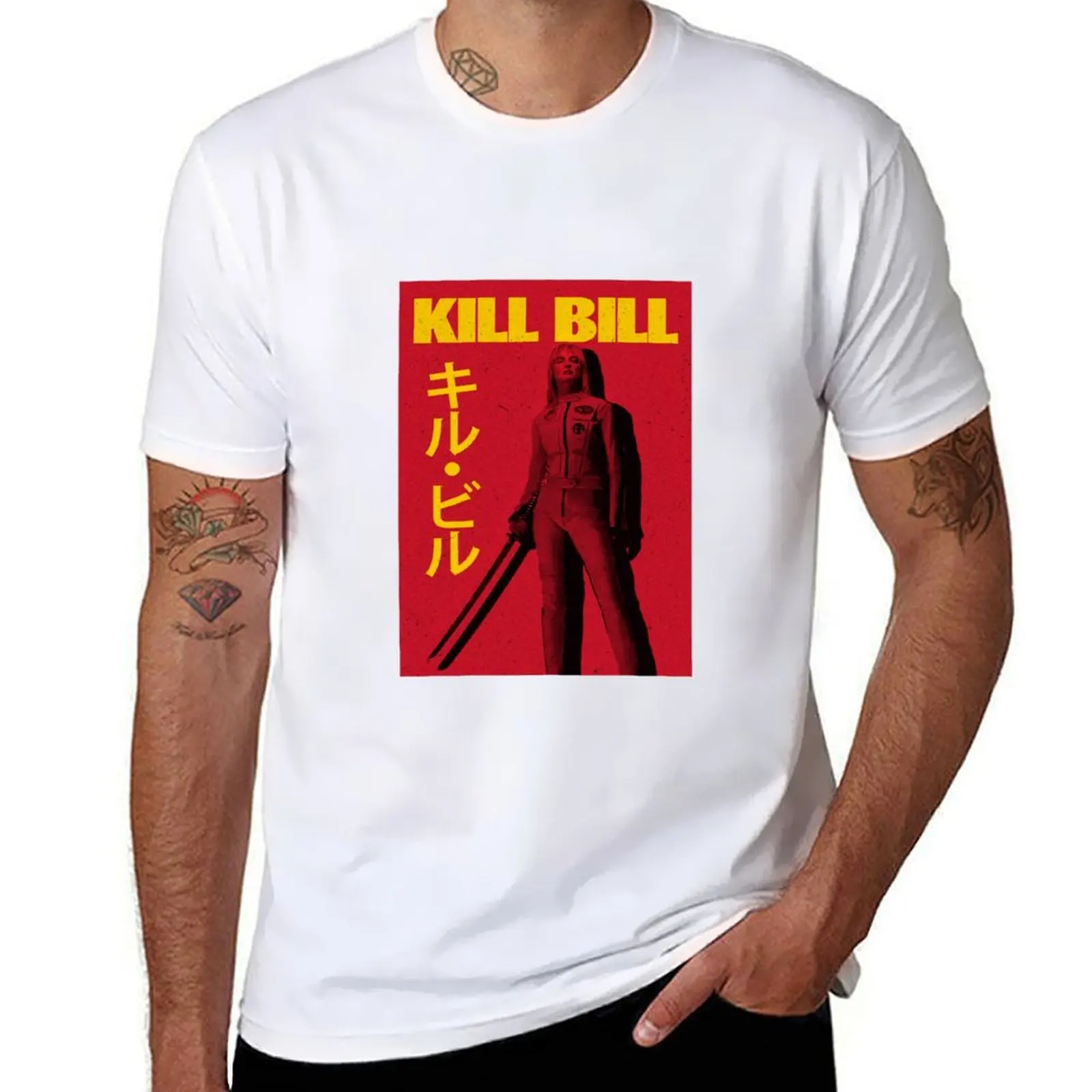 

Kill Bill poster T-Shirt t shirts for man graphic tees man t shirt luxury t shirts for man graphic vintage T-Shirt
