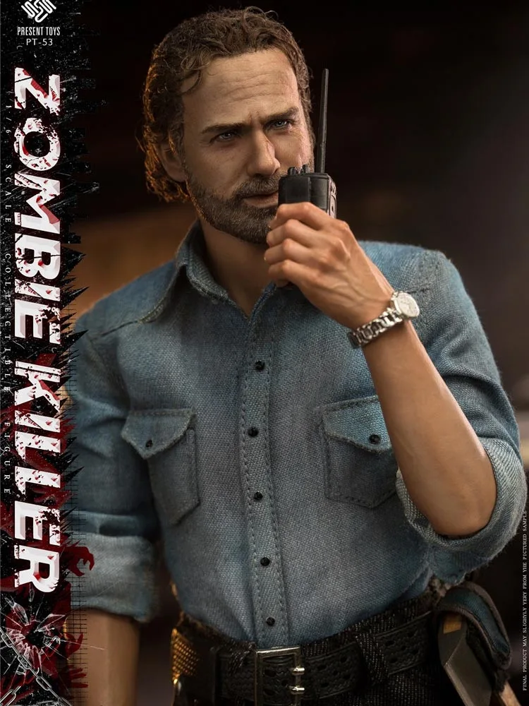 ปัจจุบันของเล่น PT-sp53 1/6 Scale Beard Man ผ้า Action Figure Zombie Killer ที่ละเอียดอ่อน Mini 12 "ชุดทหารชายชุดของขวัญ