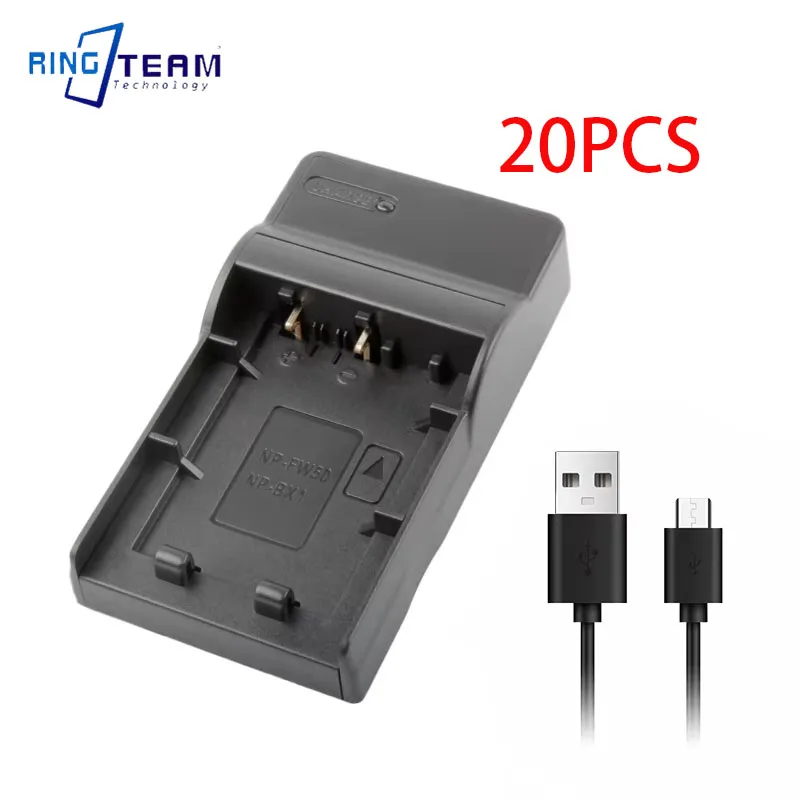 

20PCS/LOTS NP-BX1 USB Battery Charger for DSC RX1 RX100 M3 WX350 WX300 HX400 Camera