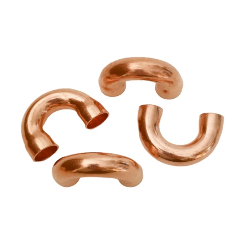 32x1.2x108mm 180 Degree Return Bend Copper End Feed Plumbing Pipe Fitting for gas water oil