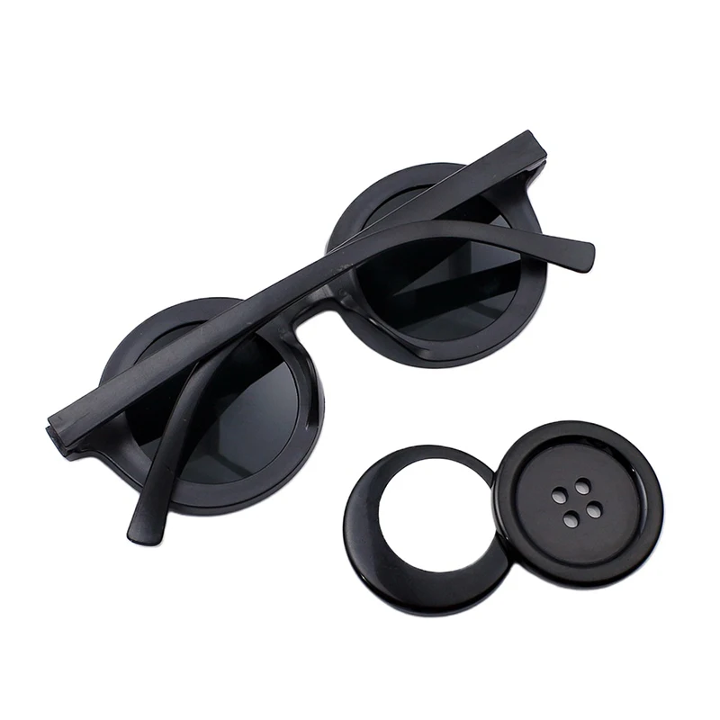 Gafas con botones de moda creativa, gafas para Cosplay, dibujos animados, disfraz de Halloween, accesorios, novedad, gafas divertidas, regalos