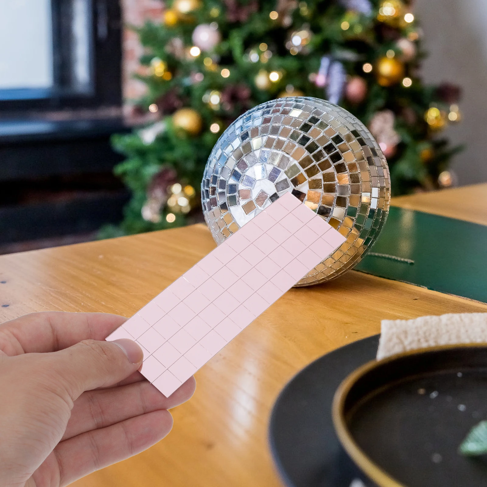 

Creative Wall Stickers 5 Rolls Acrylic Mirror Tiles Self Adhesive 100Cm/Roll Easy Install Home Office Wall Decoration Durable