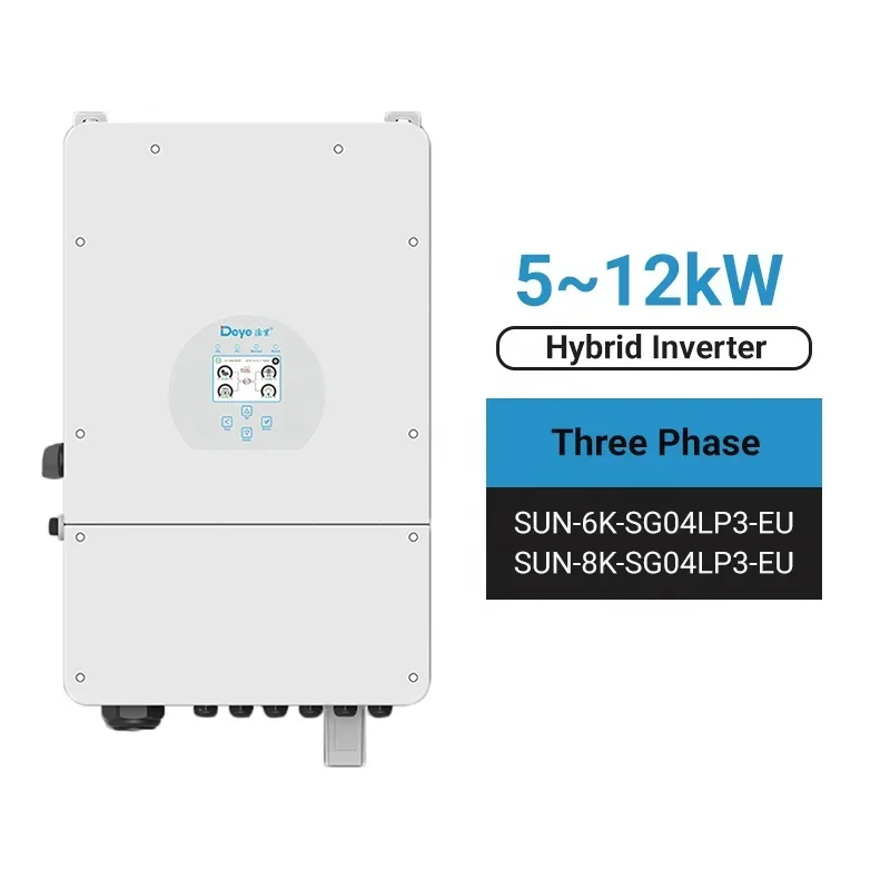 YYHCHot best price Deye SUN-10K-SG04LP3 8Kw 10Kw 12KW Three Phase Hybrid Inverter 3 Phase For Hybrid System 240A