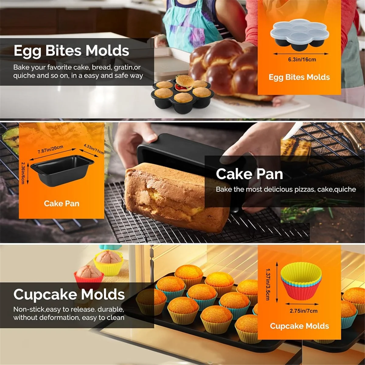 Silicone Air Fryer Liner,Air Fryer Accessories for Ninja Dual AF300UK AF400UK Reusable Dual Air Fryer Racks HOT