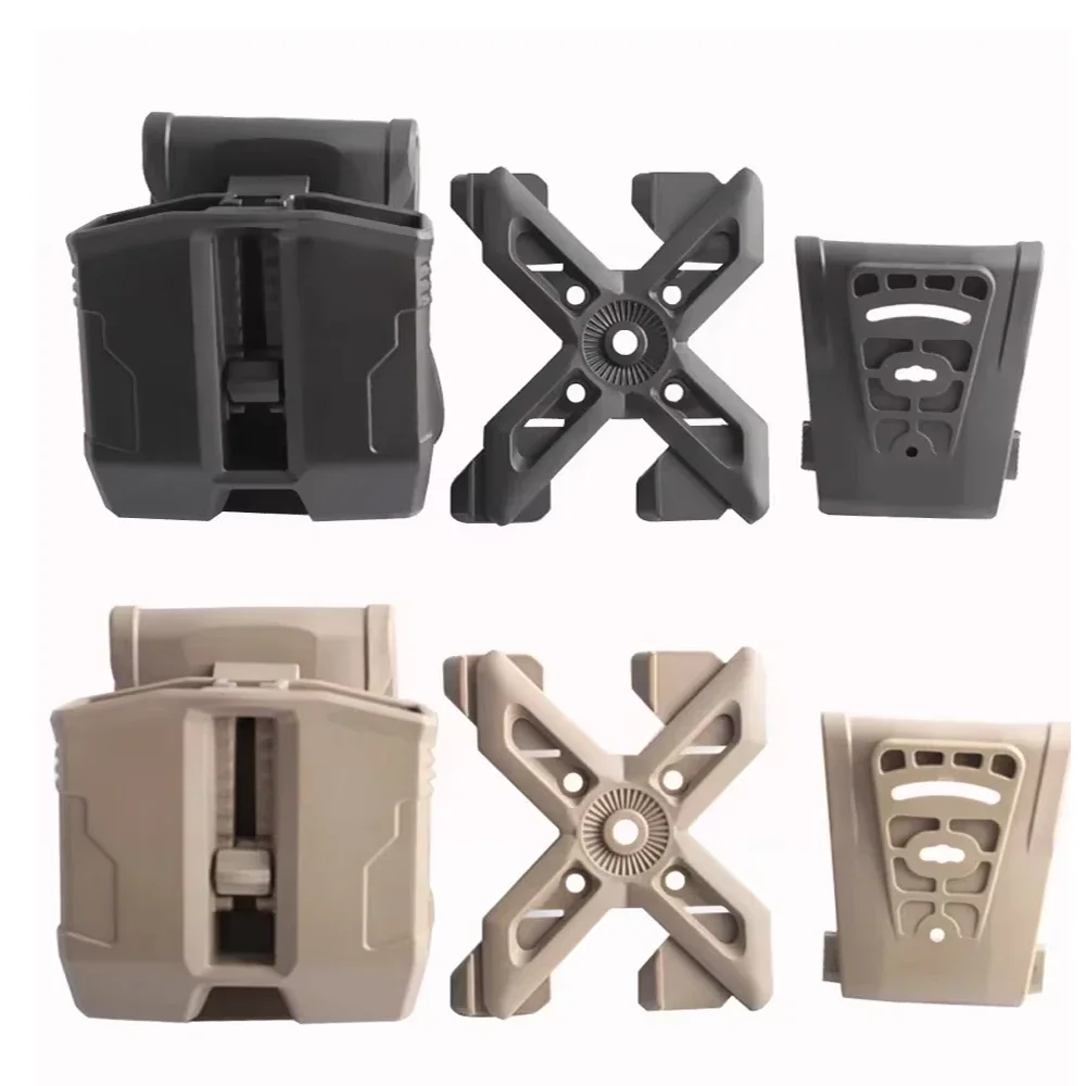 حقيبة مجلة تكتيكية PG-9 متينة مزدوجة من الدرجة 8، مجلة يدوية قابلة للتعديل، نظام مبتكر متوافق مع مول الأمان السريع