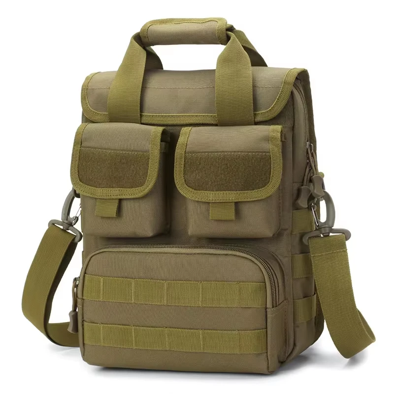 Outdoor Tactical Climbing Camping Tool Bag Men's Messenger Shoulder Bag Travel Trekking Hiking Cycling Hunting Crossbody Bag Pou