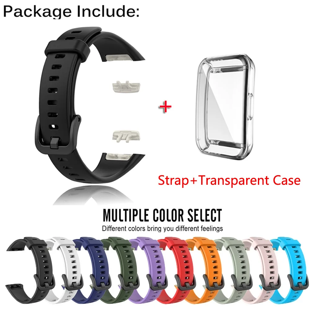 Replacement Strap For Huawei Band 6 Strap Silicone Watch Strap For Honor Band 6 Huawei Band 6 Pro Strap