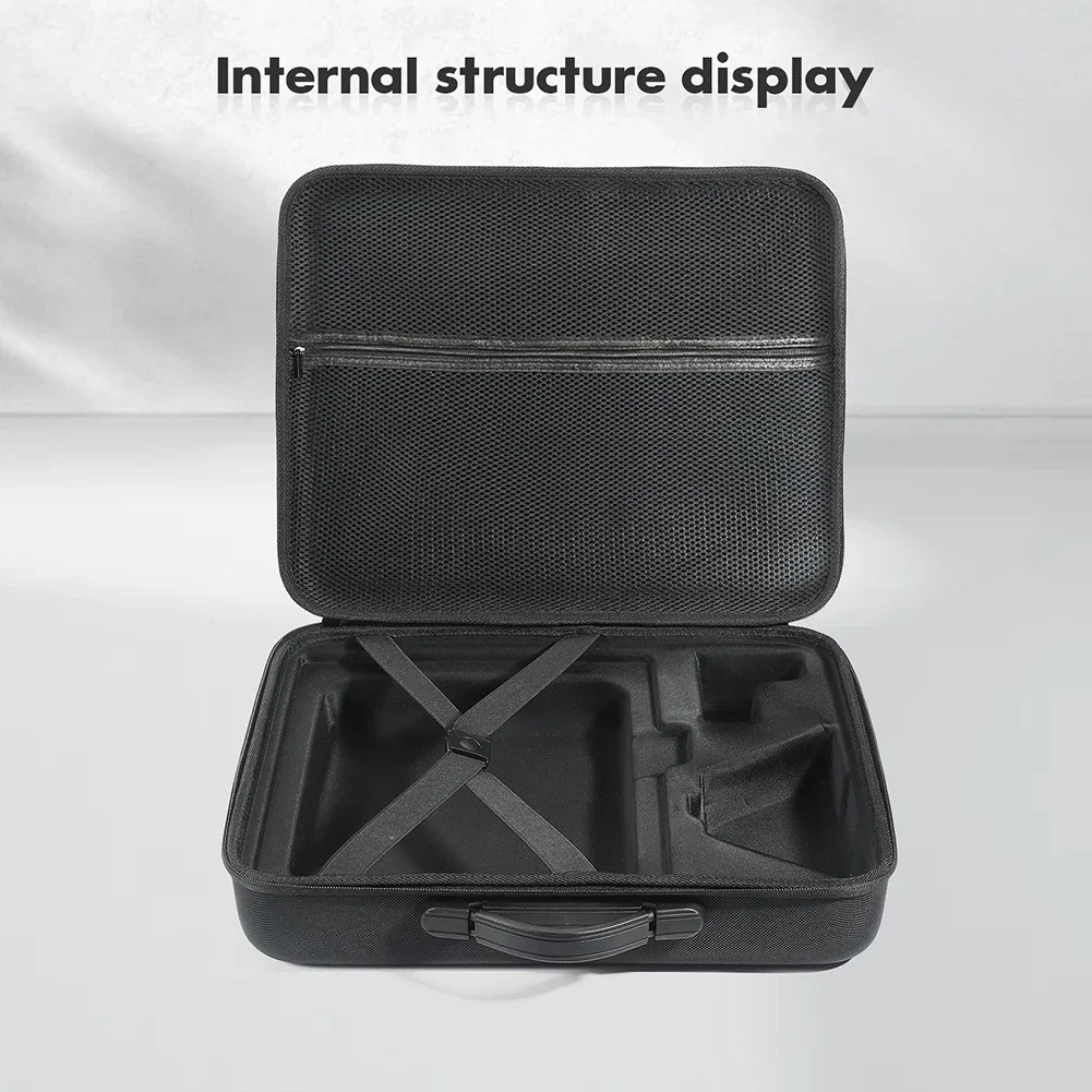 For Starlink Mini Kit Outdoor Hard Carrying Protective Travel Case Portable Storage Bag With Multiple Compartments