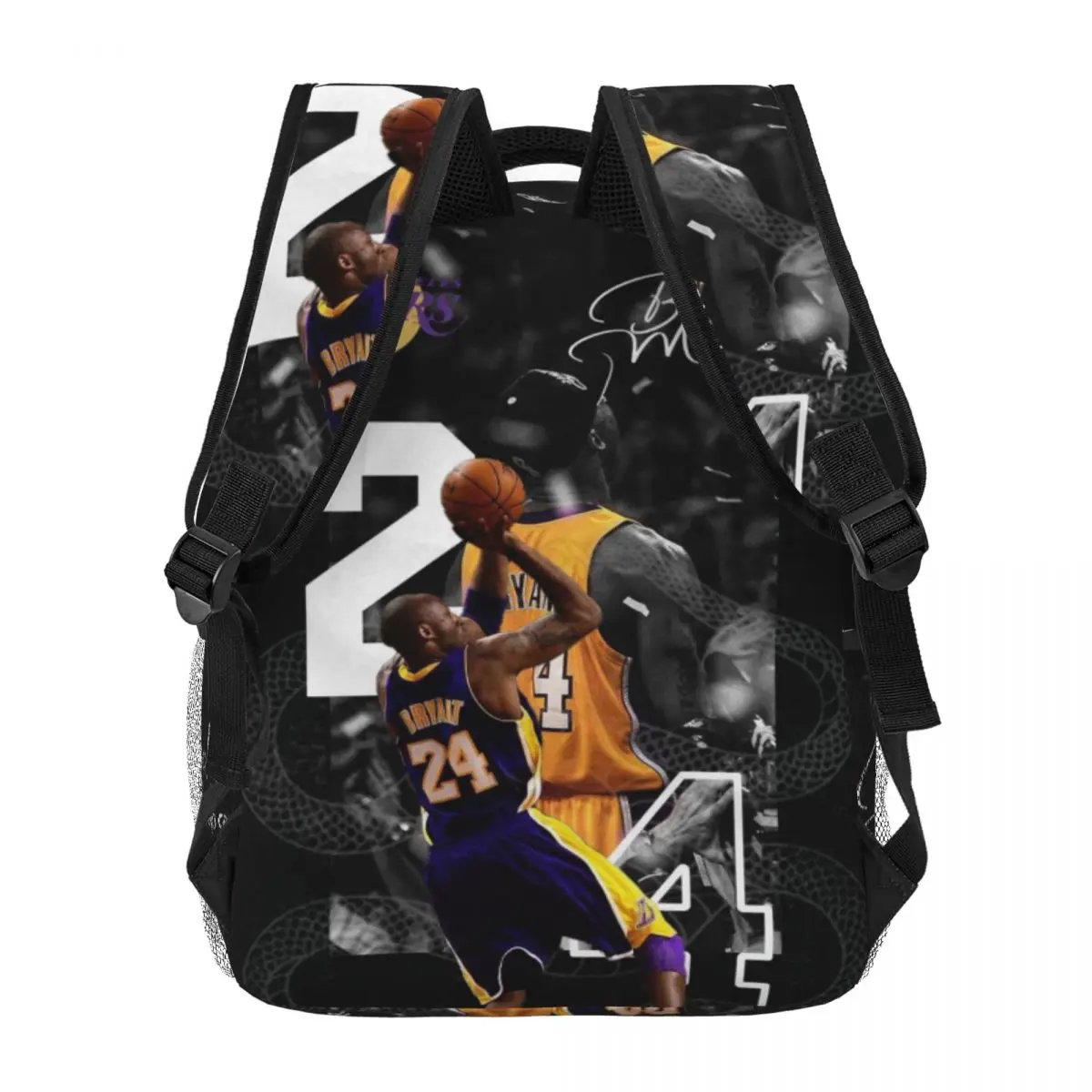 Kobe-bryant neue Mode hohe Kapazität wasserdichten College-Rucksack trend ige Laptop-Reisebuch Tasche 17 Zoll