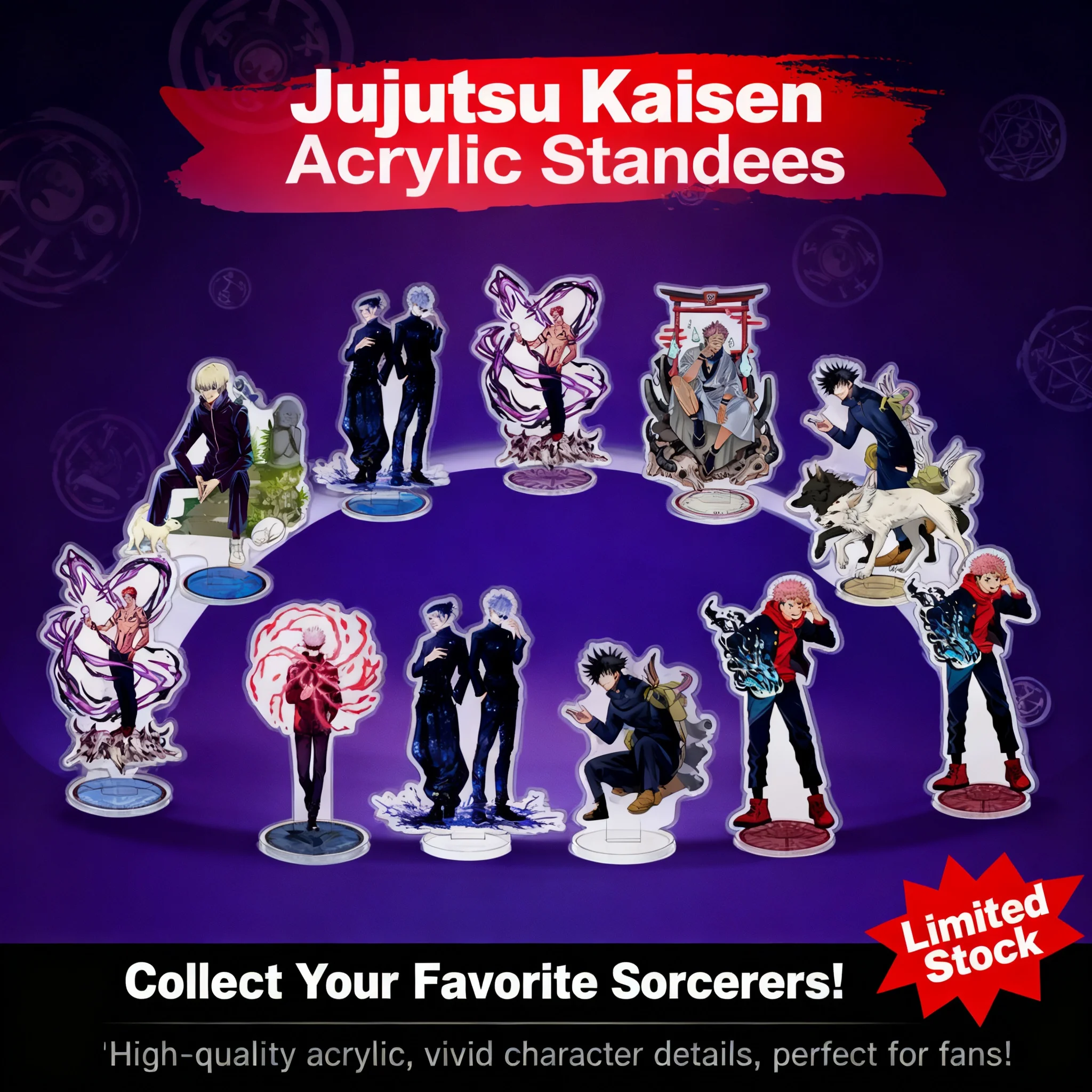 

Акриловая подставка Jujutsu Kaisen с Юдзи Итадори, аниме-фигурка, коллекционный мерч, готовый товар для трансграничной торговли, быстрая доставка, Comic Con