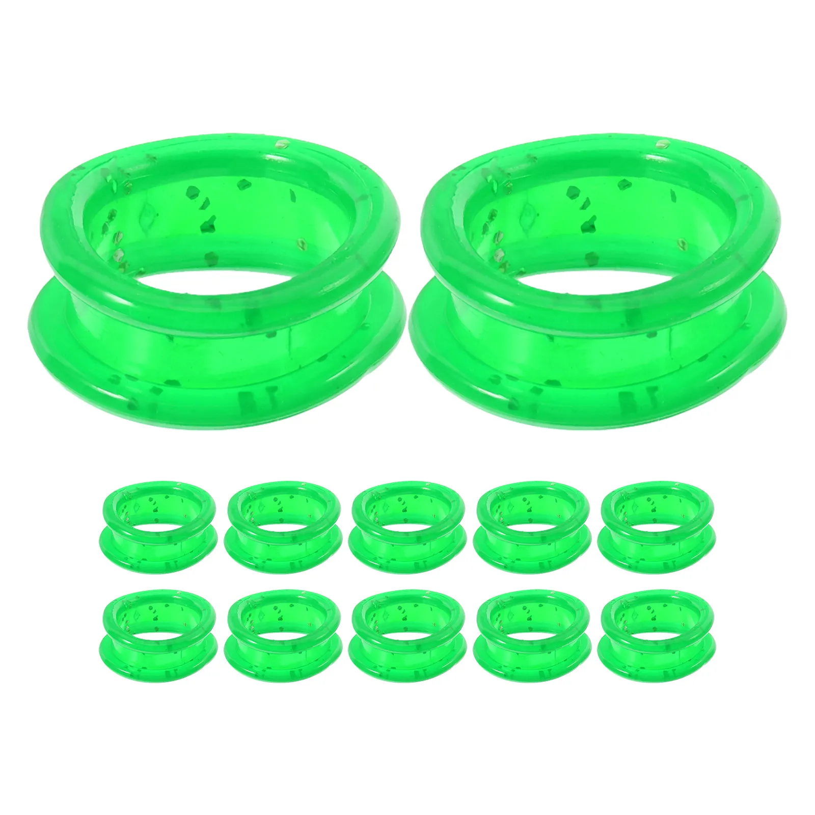 

12 Pcs Graffiti Scissors Silicone Ring Silica Gel Dog Hair Trimmer Grooming Kit