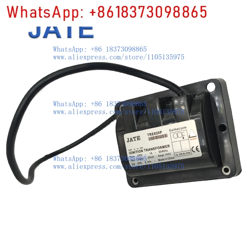 Ignition Transformer JATE TRE820 Gas Burner Ignition Transformer Adjustable Ignition Inductor Transformer