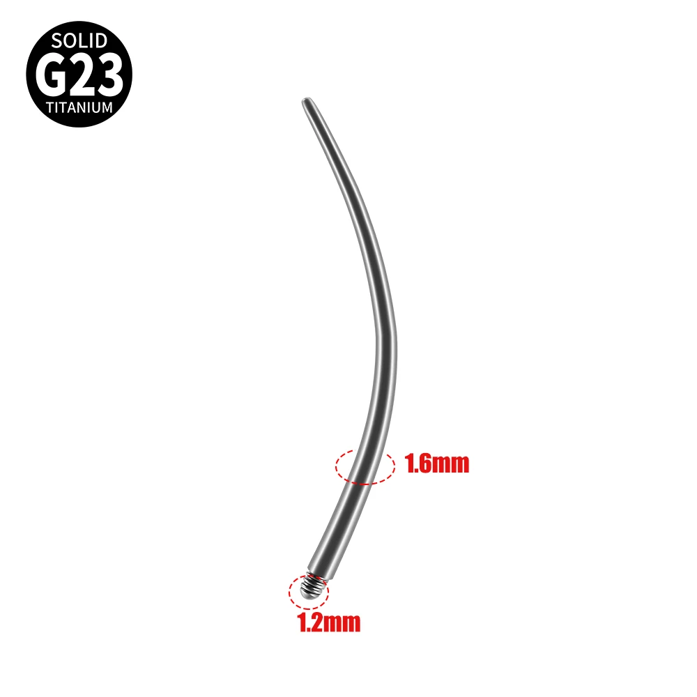 Titanium Curved Taper Insertion Pin Tool Piercing Kit