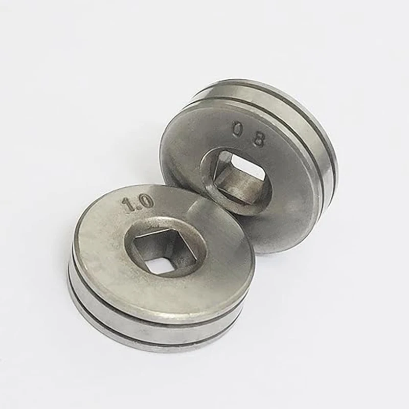 2pcs 0.8/1.0 mm Roller Drive Rollers 25 mm (1 inch) Diameter for SSJ16 Wire MAG MIG Welder Equipment Parts