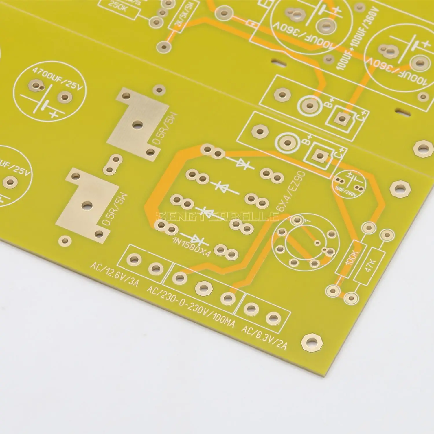 Placa de preamplificador de tubo de vacío, PCB, basado en circuito de KSL-M7, HiFi, bricolaje, M7, 12AY7, 6072WA