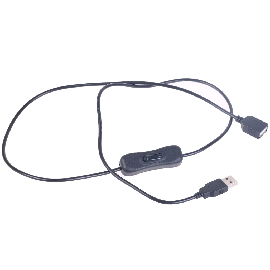 

USB Cable with Switchs Convenient USB Extension Cord for Driving, LED Desk, USB, LED Power Supplies Cord 100cm/39.37in