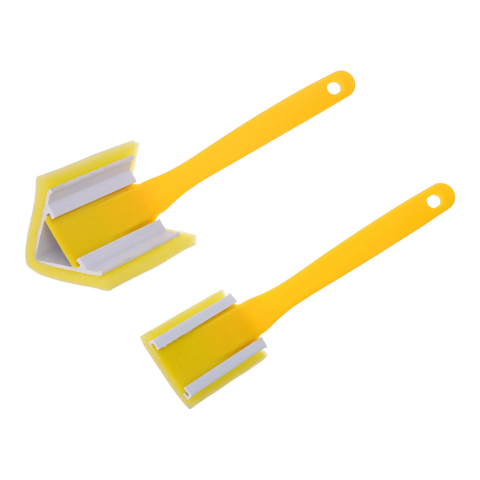 2Pcs Wall Corner Brush Triangle Shaped Paint Edger Tool Indoor Paint Brush for Edges Walls Corners Trims Detailing