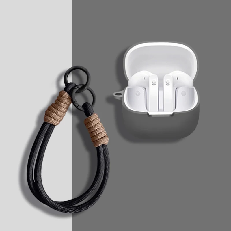 Fashion Rope Protective Carrying Case Shockproof For Anker Soundcore Liberty 4 NC Headphone Dustproof Washable Cover Sleeve