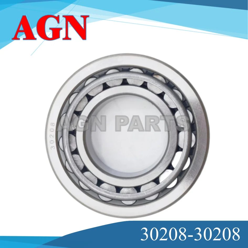 

2 шт. AGN Высококачественный конический роликовый подшипник, 30208-30208