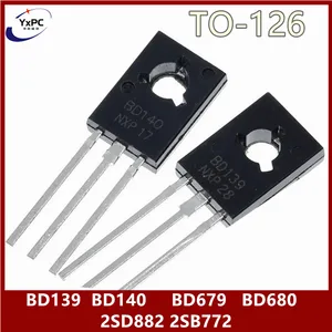 20PCS TO-126 D882 (10PCS 2SD882 + 10PCS 2SB772) BD139 BD140 ( 10PCS BD139 + 10PCS BD140 ) (10PCS BD679 + 10PCS BD680 ) TO-126 12 meilleures ventes d882 - No 6